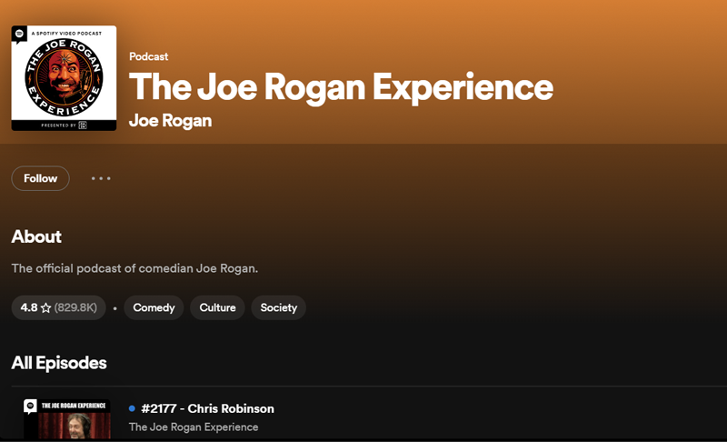 The Joe Regan Experience Podcast 