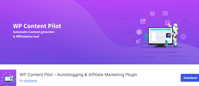 WP Content Pilot Automatic Content Generator Tool