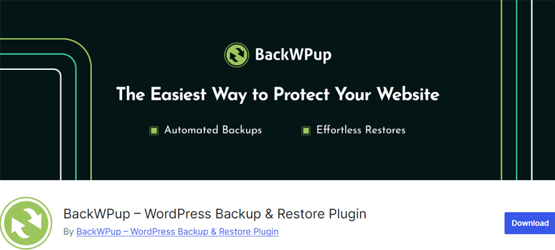 BackupWPup Plugin