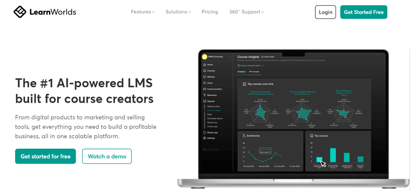 LearnWorlds - Best Video Hosting Platform for Online Courses