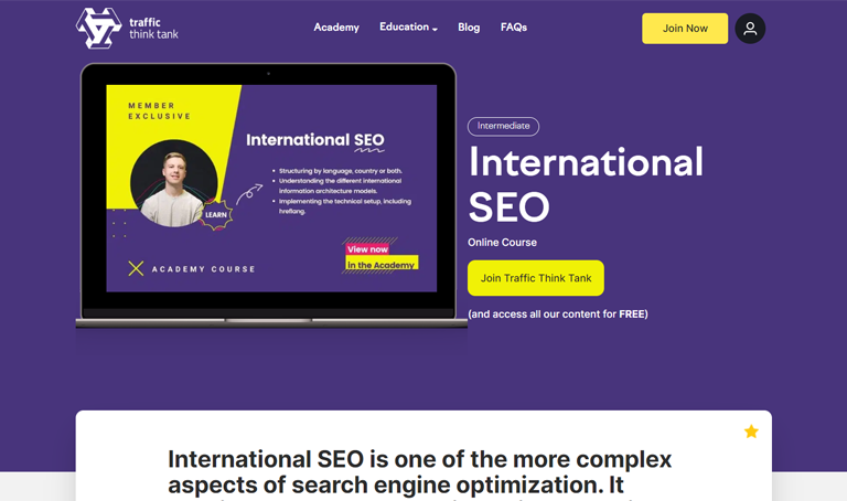 International SEO Course 