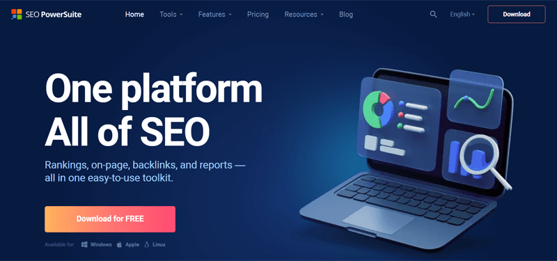 SEO PowerSuite Website