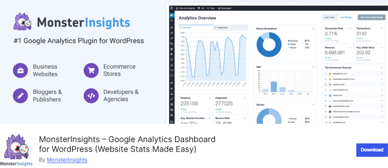 Monsterinsights WordPress Affiliate Plugin