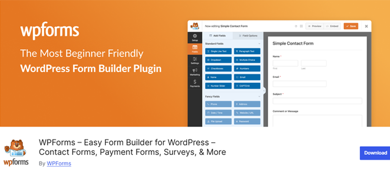 WPForms Plugin