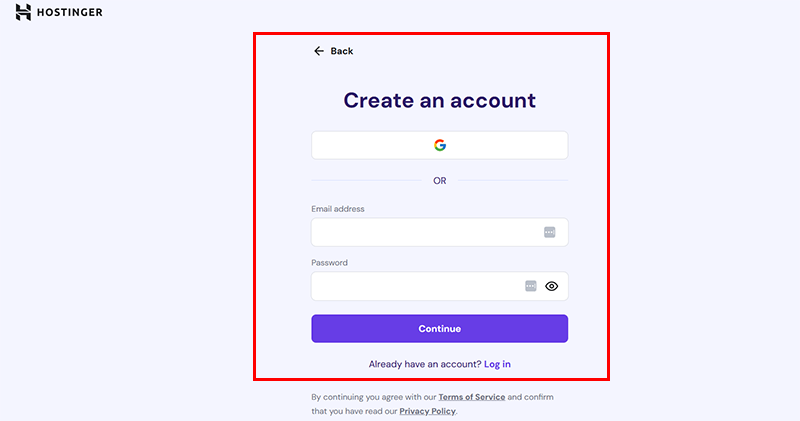 Create an Account & Sign In to Move Forward