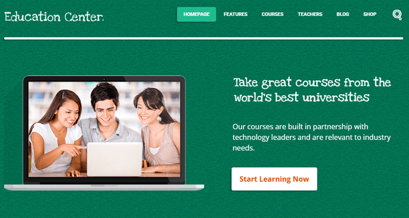 Education Center LMS WordPress Theme