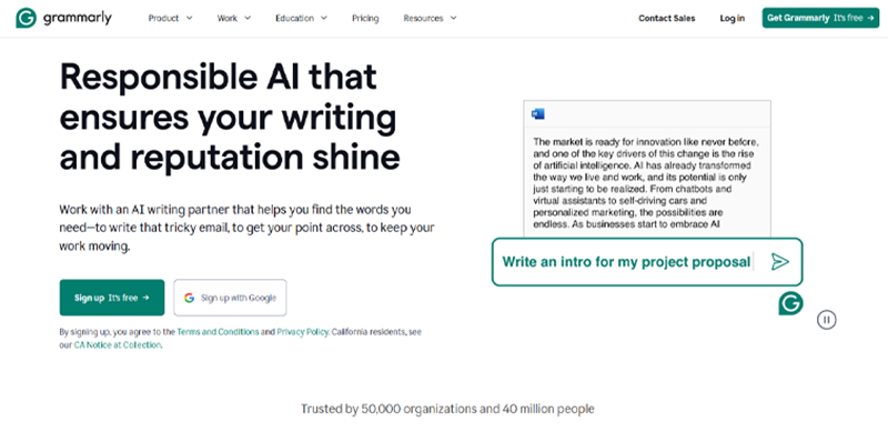 Grammarly Tool for SEO