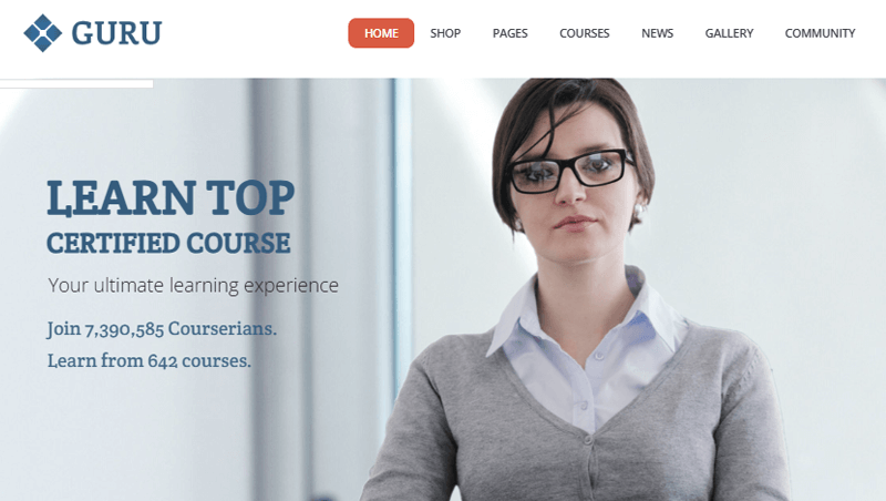 Guru WordPress LMS Theme