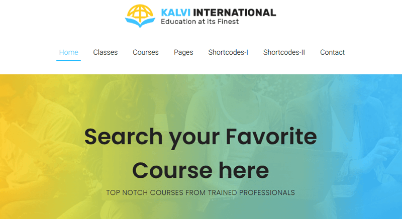 Kalvi LMS WordPress Themes