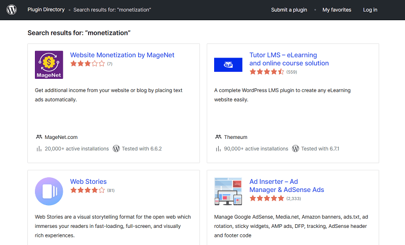 Monetization Plugins in WordPress