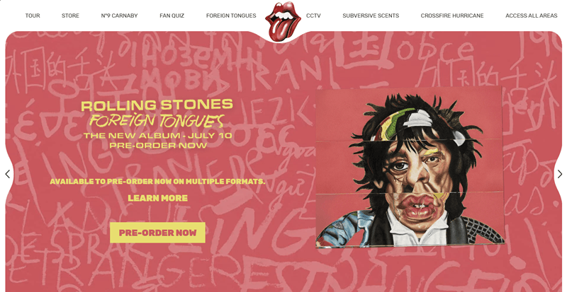 The Rolling Stone Personal a WordPress Website Example