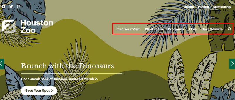 Clear Navigation Business Website Features