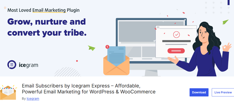 Email Subscribers & Newsletters-WordPress email subscription plugins