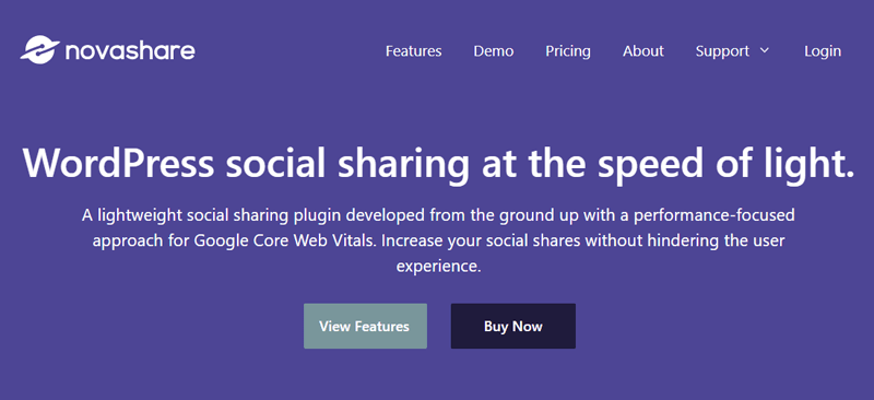 NovaShare WordPress Plugin