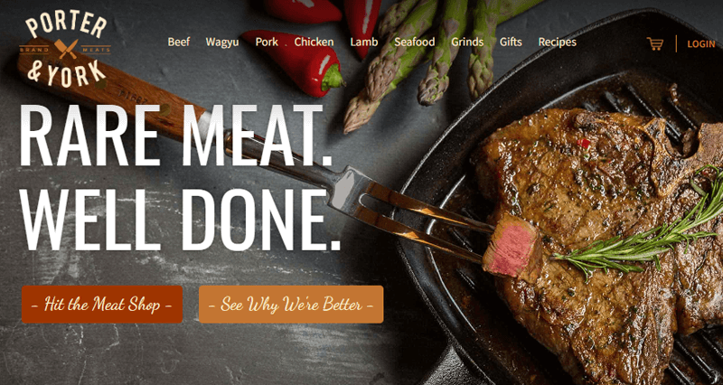 Porter & York Online Store Example