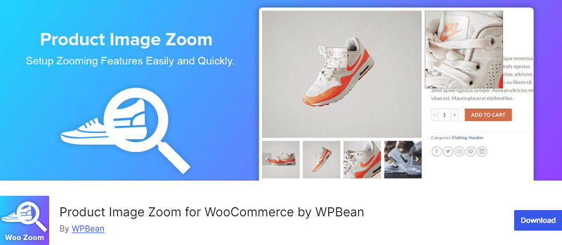 Product Image Zoom for WooCommerce by WPBean - WooCommerce Product Zoom Plugins