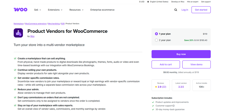 Product Vendors - Best WooCommerce Multi-vendor eCommerce Platform