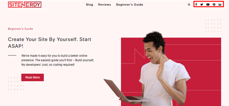 Social Media Integration Business Website Features