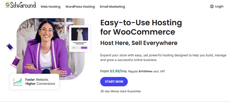 SiteGround WooCommerce Hosting