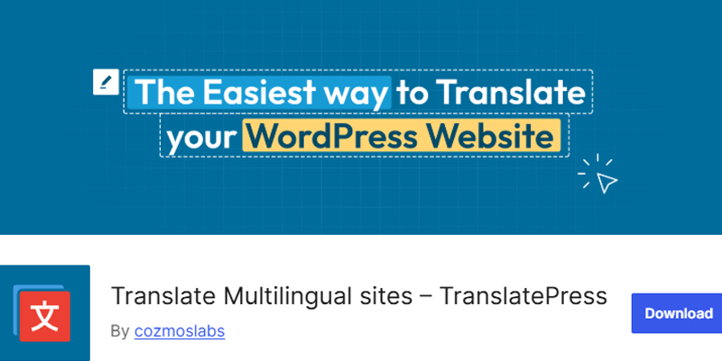 TranslatePress WordPress Blog Plugin