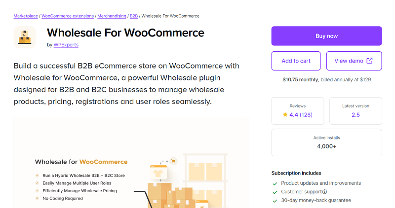 Wholesale for WooCommerce WPExperts