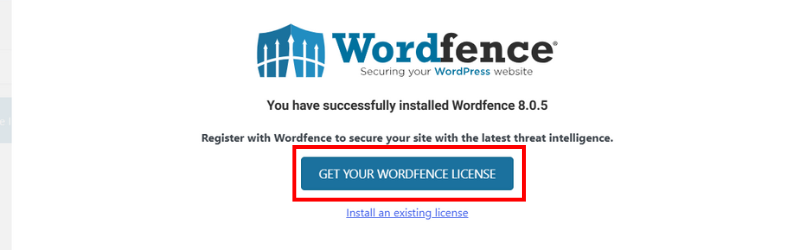 Get Your Wordfence Free License