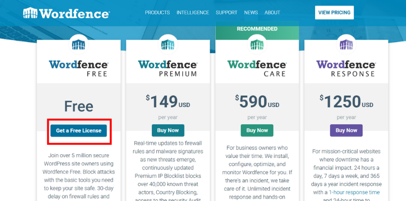 Click on Get a Free License