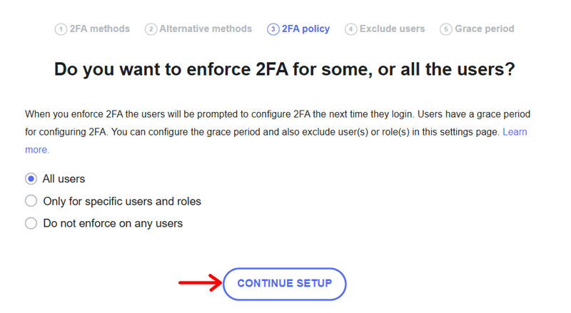 Enforce All Users