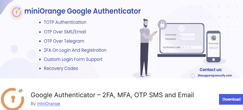 Google Authenticator WordPress Plugin