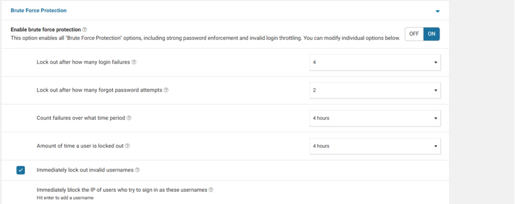 limit Login Attempts