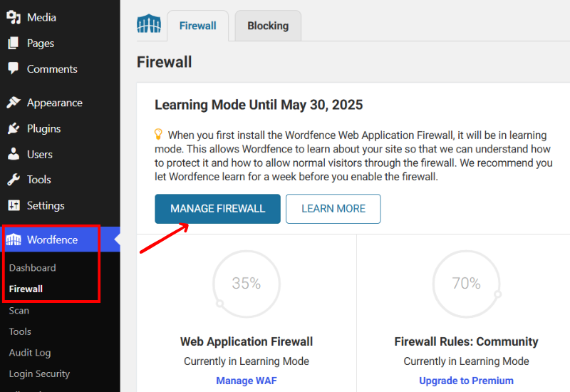 Manage Firewall