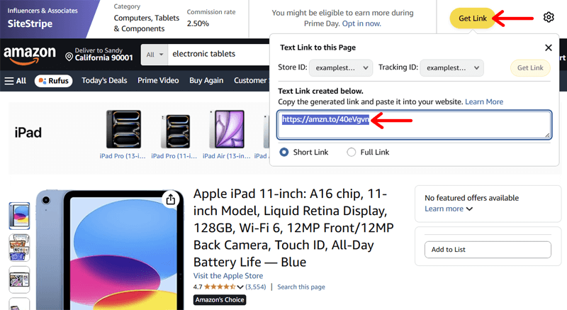Get Amazon Affiliate Text Link - How to Add Amazon Affiliate Links to WordPress?