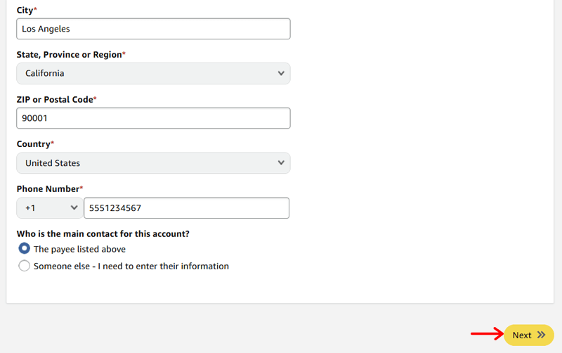 Personal Information in Amazon