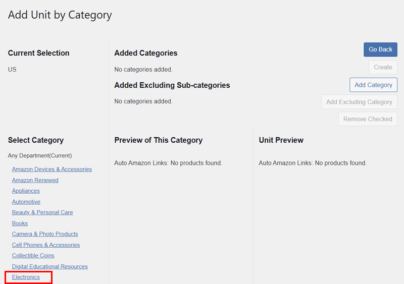 Select Your Product Category - How to Add Amazon Affiliate Links to WordPress?