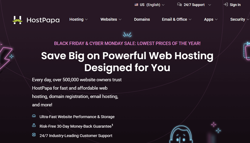 HostPapa Web Hosting