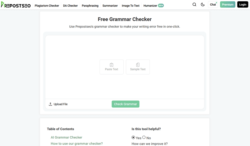PrePostSEO Free Tool