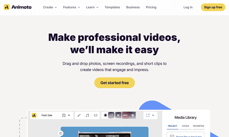 Animoto Social Media Tool