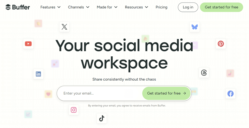 Buffer Social Media Management Tool