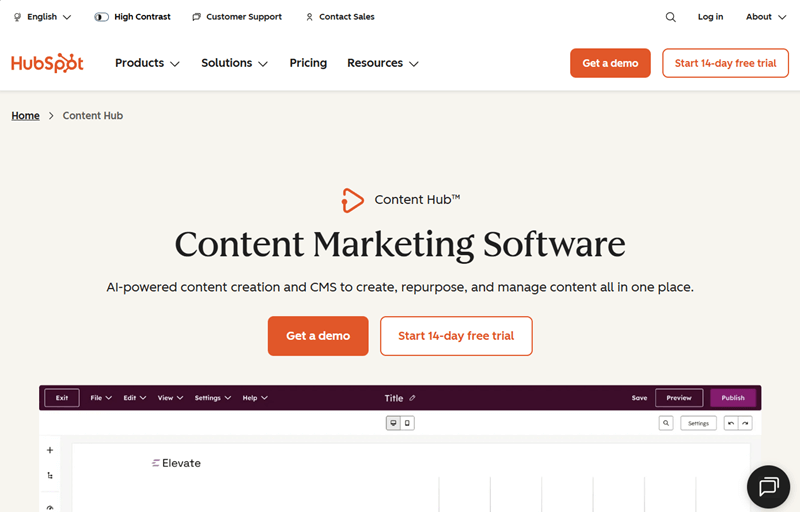 Content Hub CMS for SEO