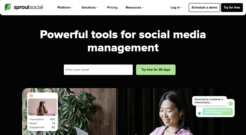 Sprout Social Media Tool