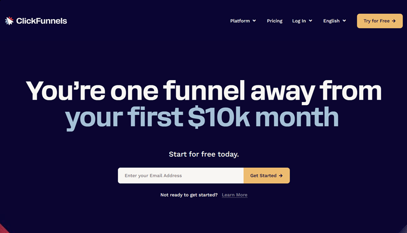 ClickFunnels Website Builder for Affiliate Marketing