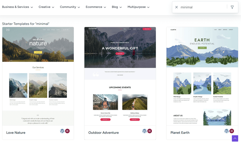 Minimal Astra Templates