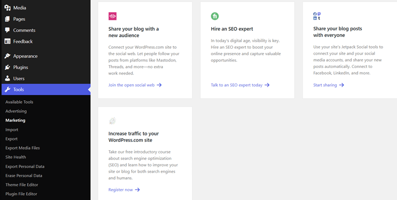 WordPress.com SEO Tool