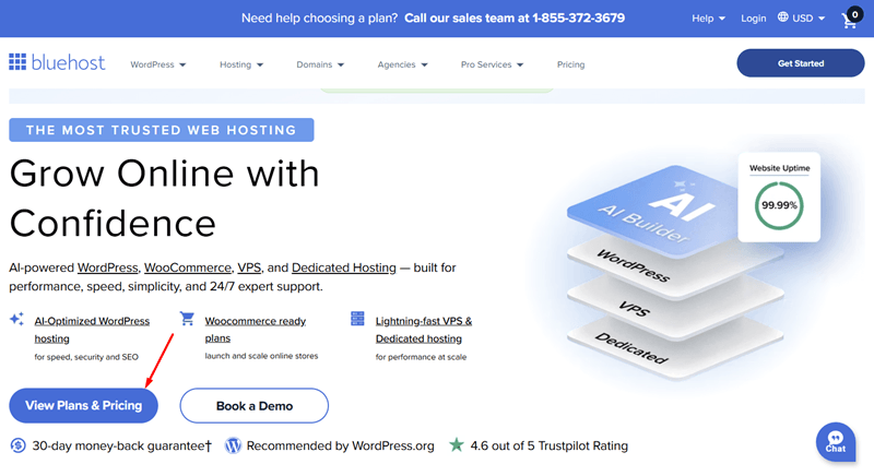 Get Started with Bluehost