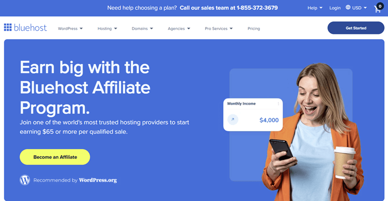 Bluehost Affiliate Program