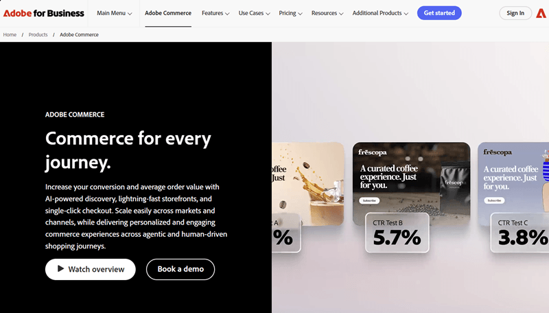 Adobe Commerce Best eCommerce Platform