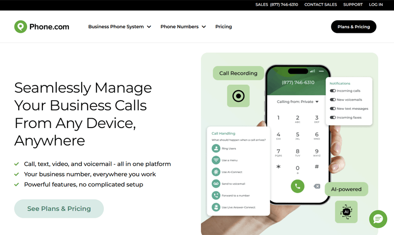 Phone.com Cloud-based VoIP System