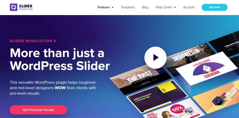 Slider Revolution Plugin