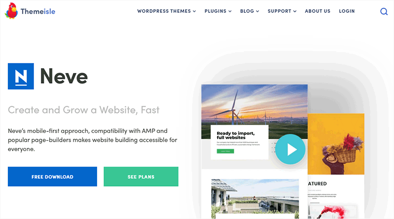 Neve Free Popular WordPress Theme