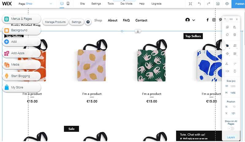 Wix eCommerce Store